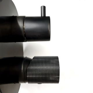 Встраиваемый смеситель для ванны Paini Cox Grip 7GPZ6911 чёрный матовый